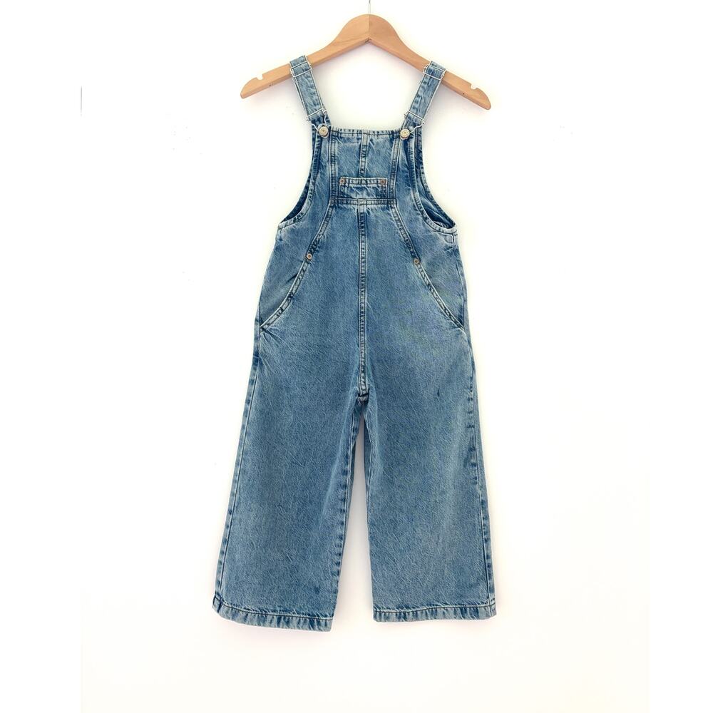 Zara Denim Overalls, Girls, Size 7